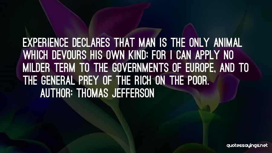 Rich And Poor Inequality Quotes By Thomas Jefferson