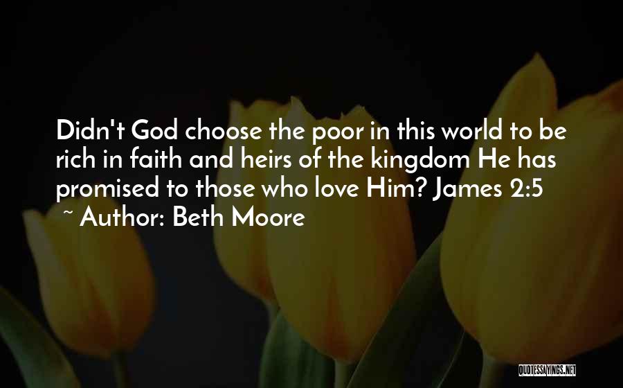 Rich And Poor Love Quotes By Beth Moore