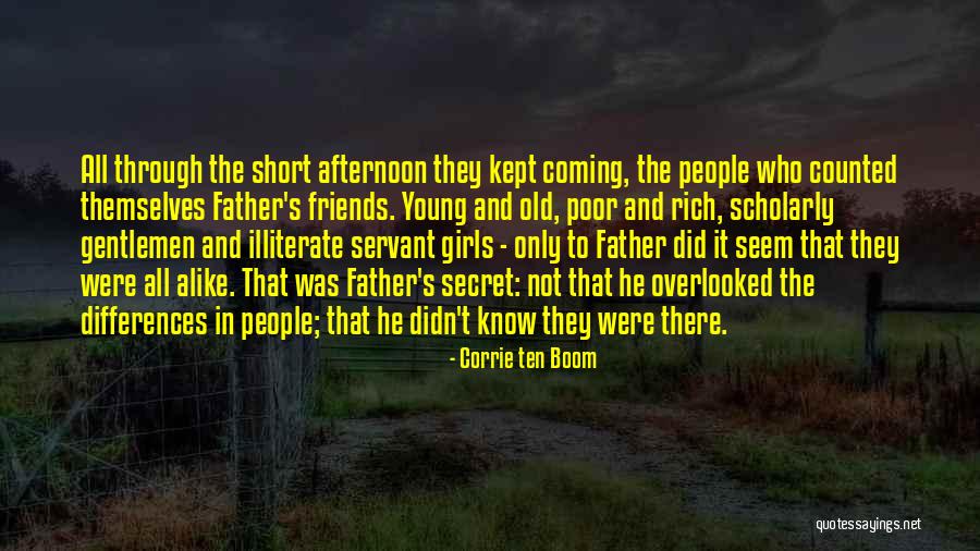 Rich And Poor Love Quotes By Corrie Ten Boom Rich And Poor Love Quotes By Corrie Ten Boom