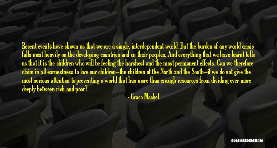 Rich And Poor Love Quotes By Graca Machel Rich And Poor Love Quotes By Graca Machel