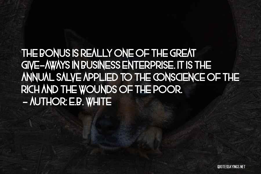Rich Business Quotes By E.B. White