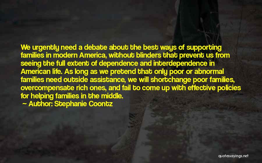 Rich Helping The Poor Quotes By Stephanie Coontz