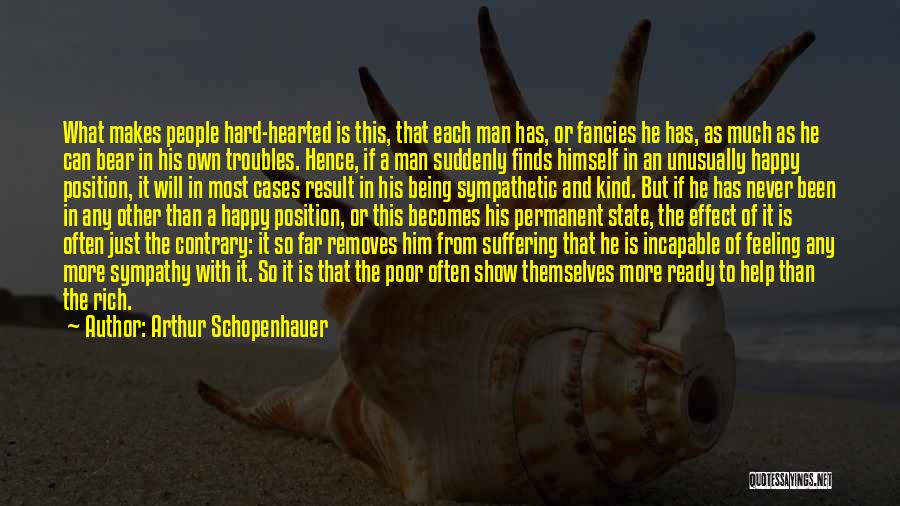Rich Man Poor Man Quotes By Arthur Schopenhauer