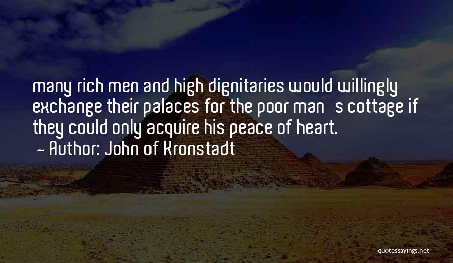 Rich Man Poor Man Quotes By John Of Kronstadt