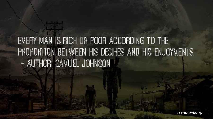 Rich Man Poor Man Quotes By Samuel Johnson