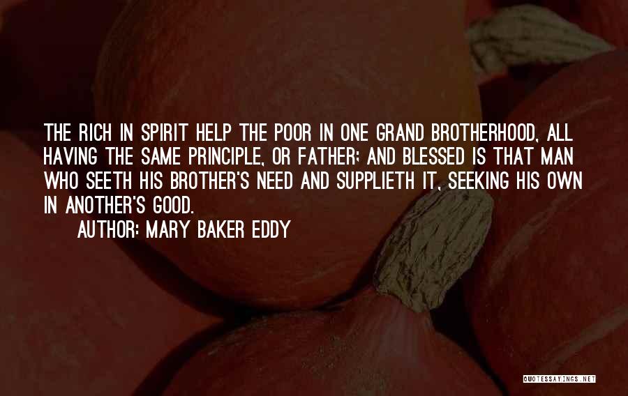 Rich Man's Quotes By Mary Baker Eddy