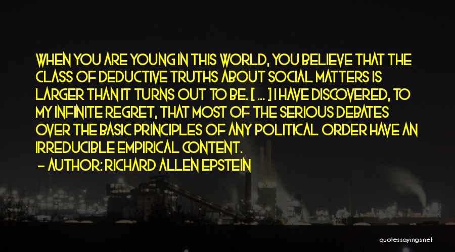 Richard Allen Epstein Quotes 320567