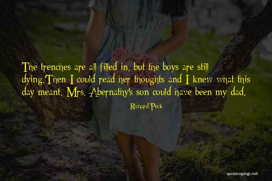 Richard And Son Quotes By Richard Peck Richard And Son Quotes By Richard Peck