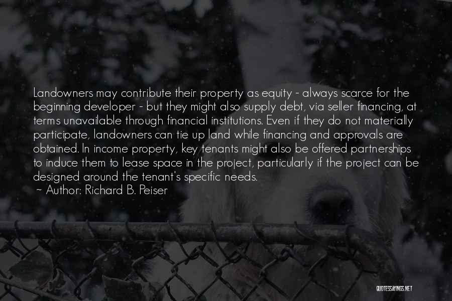 Richard B. Peiser Quotes 510115