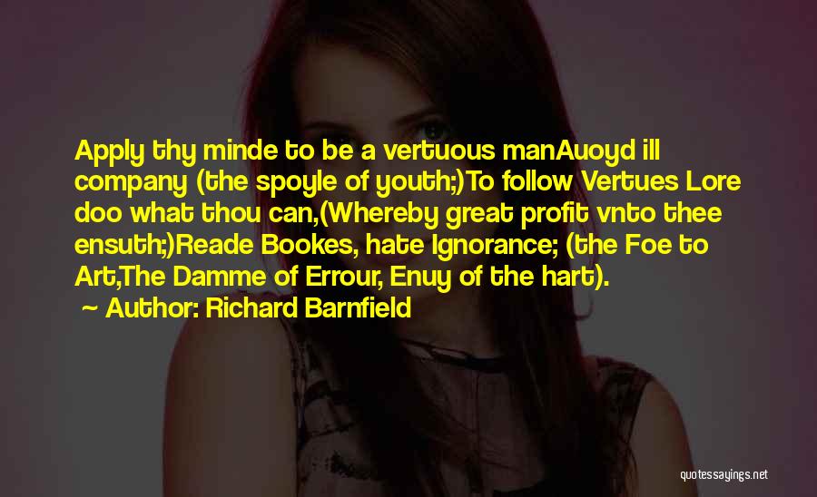 Richard Barnfield Quotes 412877