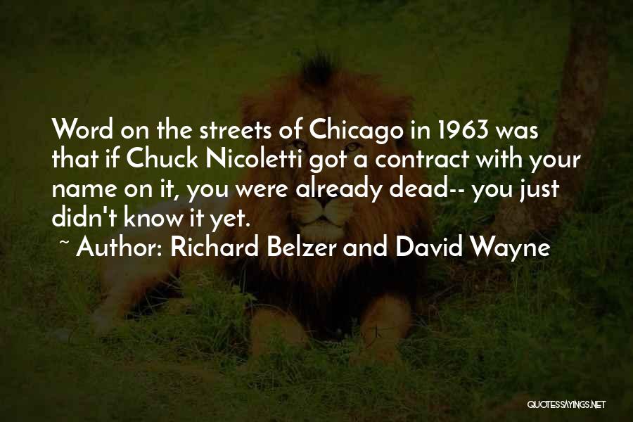 Richard Belzer And David Wayne Quotes 599804