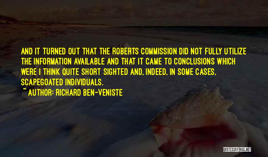Richard Ben-Veniste Quotes 840546