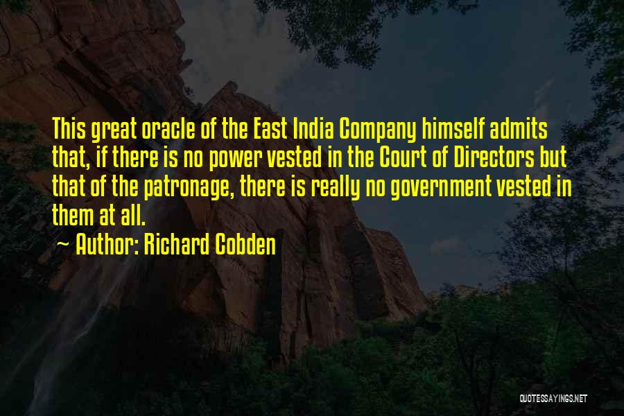 Richard Cobden Quotes 2127659