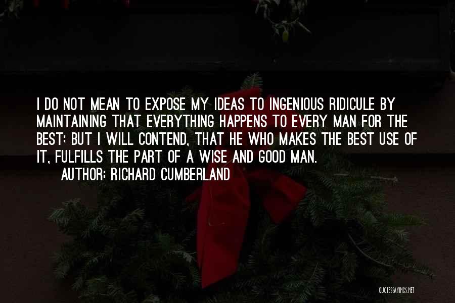 Richard Cumberland Quotes 746926