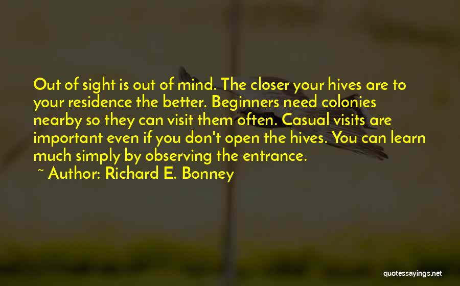 Richard E. Bonney Quotes 159685