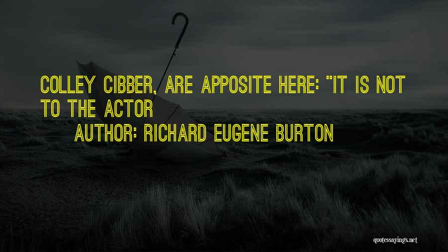 Richard Eugene Burton Quotes 1097111