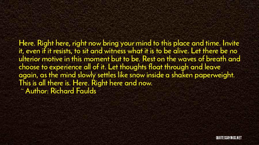 Richard Faulds Quotes 2124421