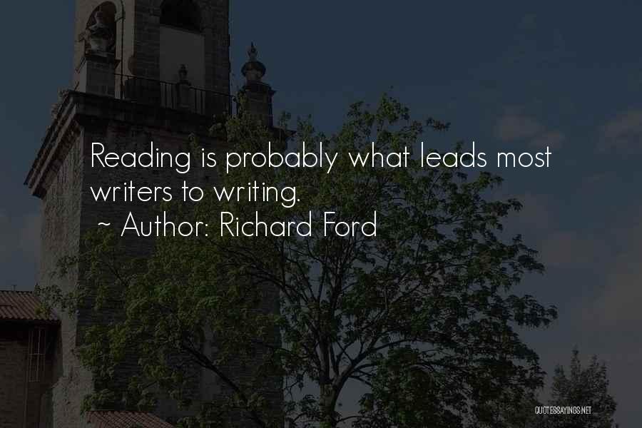 Richard Ford Quotes 295267