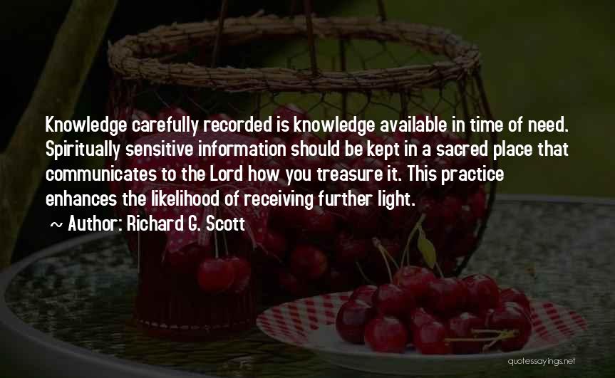 Richard G. Scott Quotes 118983