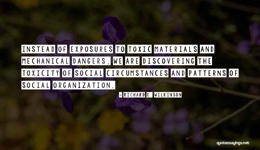 Richard G. Wilkinson Quotes 2190877 Richard G. Wilkinson Quotes 2190877