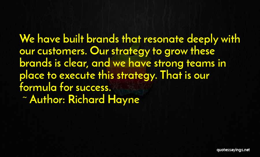 Richard Hayne Quotes 626268