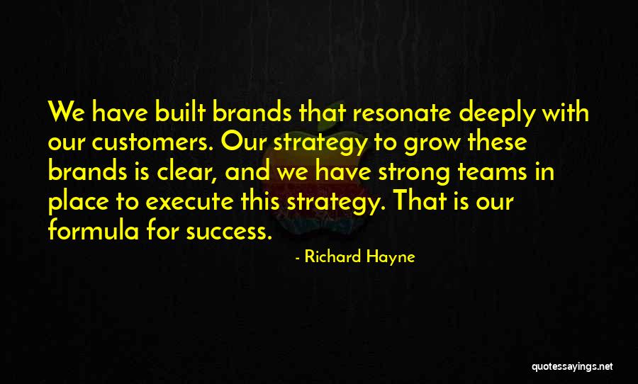 Richard Hayne Quotes 626268