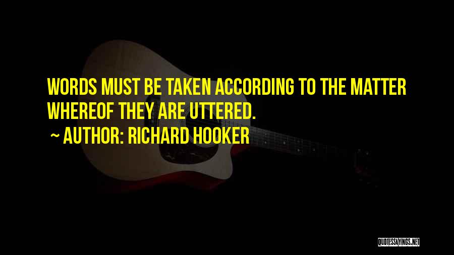 Richard Hooker Quotes 571274