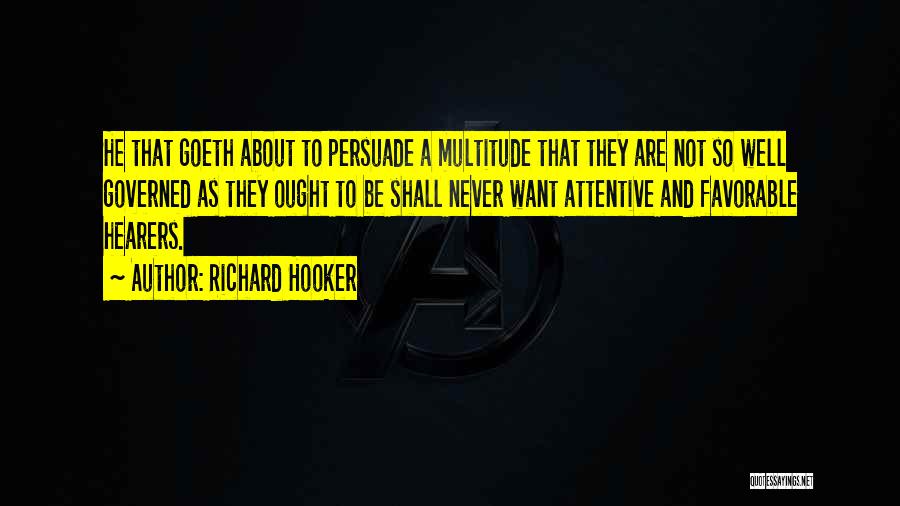 Richard Hooker Quotes 995754