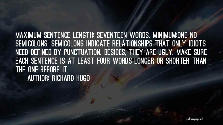 Richard Hugo Quotes 1506487