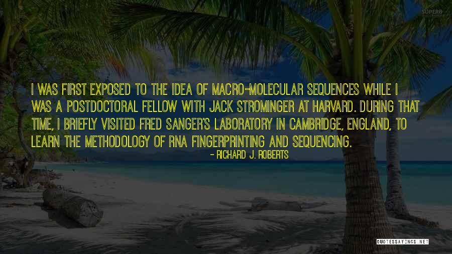 Richard J. Roberts Quotes 277770 Richard J. Roberts Quotes 277770