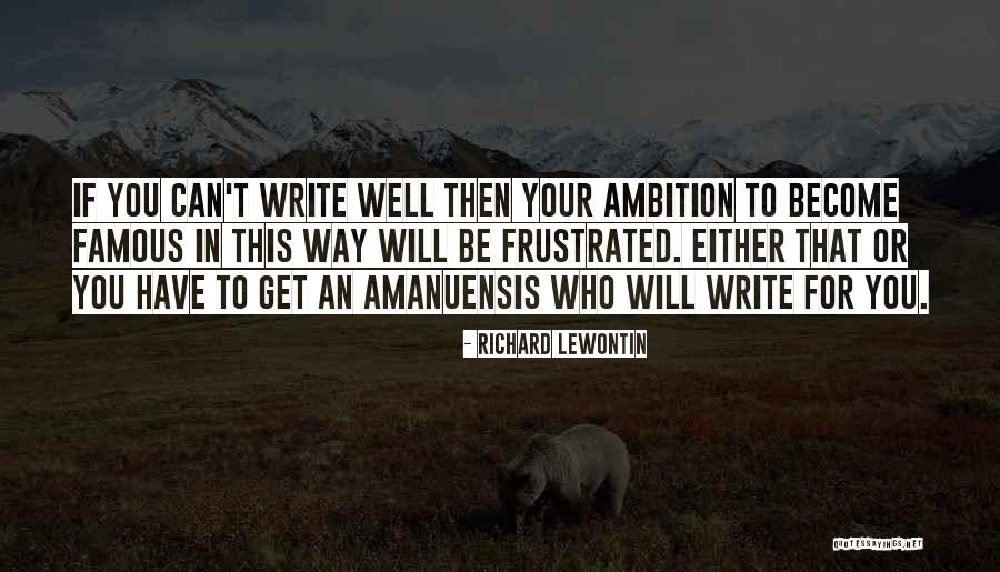 Richard Lewontin Quotes 2013883 Richard Lewontin Quotes 2013883
