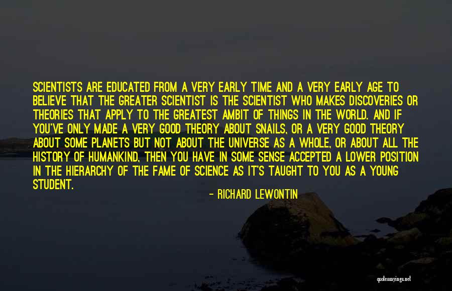 Richard Lewontin Quotes 377030