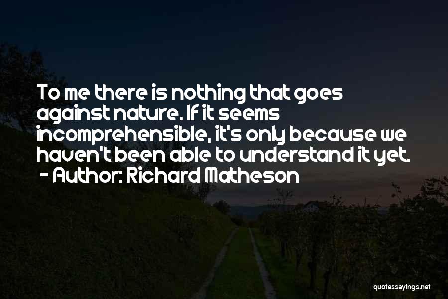 Richard Matheson Quotes 695805