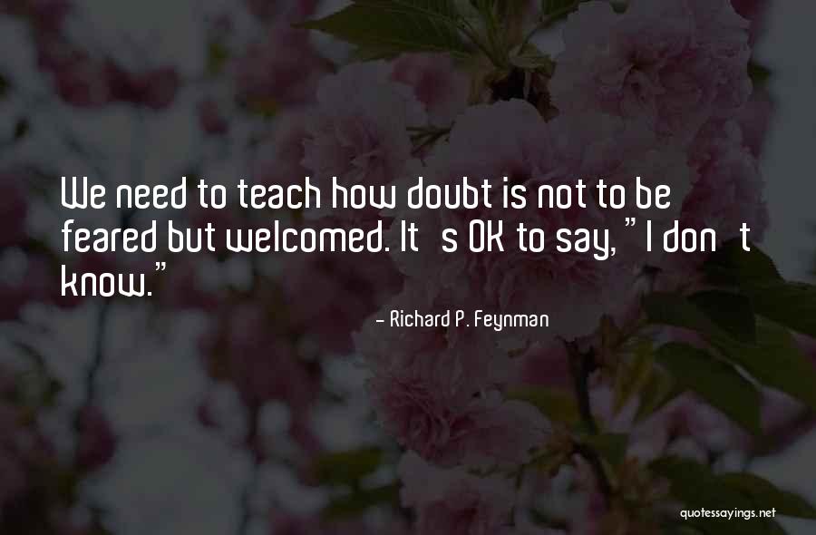 Richard P. Feynman Quotes 1198491