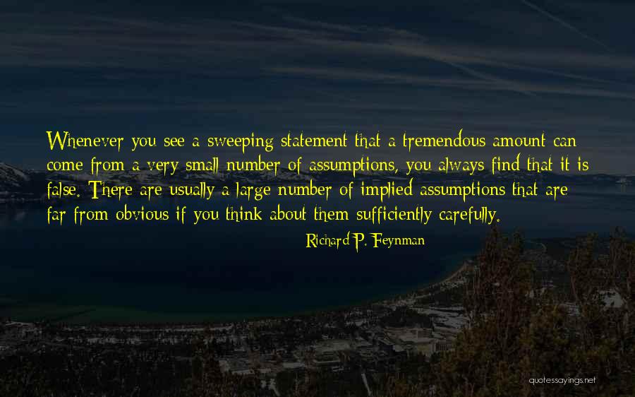 Richard P. Feynman Quotes 1335384