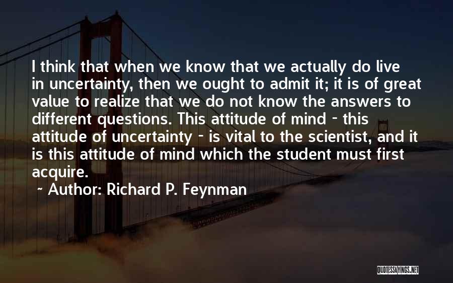 Richard P. Feynman Quotes 2188587