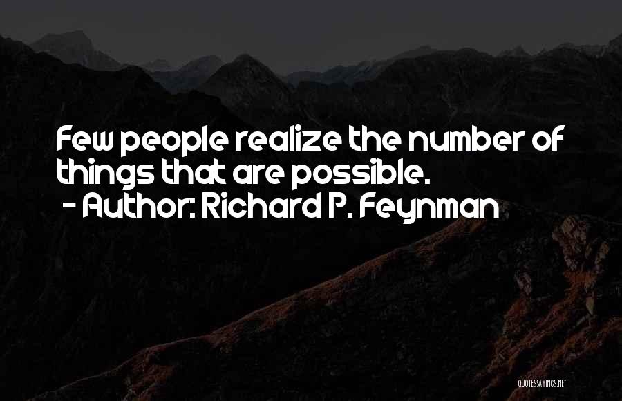 Richard P. Feynman Quotes 248537