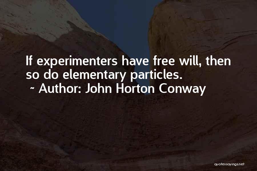 Richard Poole Quotes By John Horton Conway