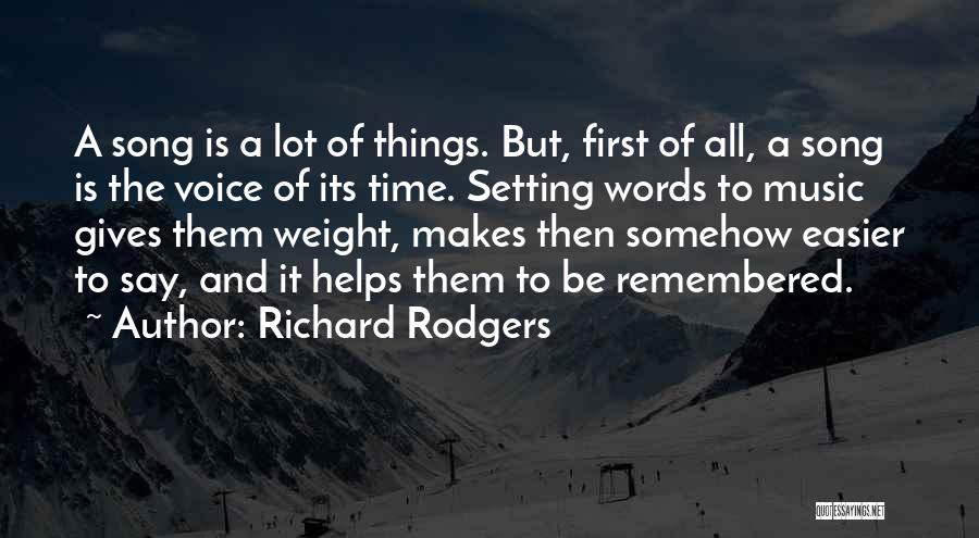 Richard Rodgers Quotes 98014