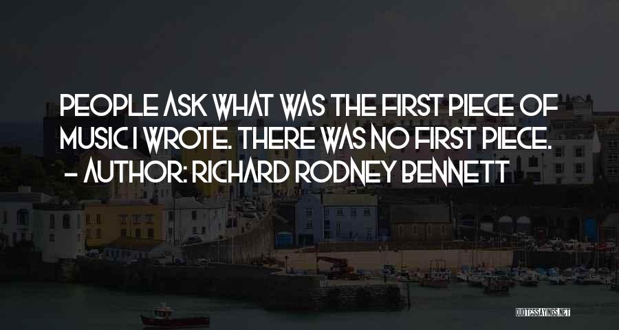 Richard Rodney Bennett Quotes 778497