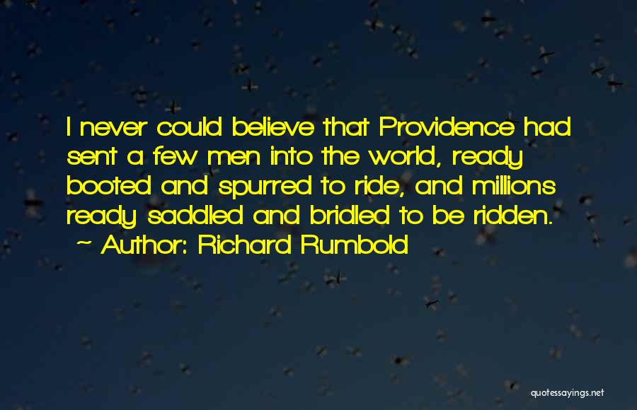 Richard Rumbold Quotes 1739138