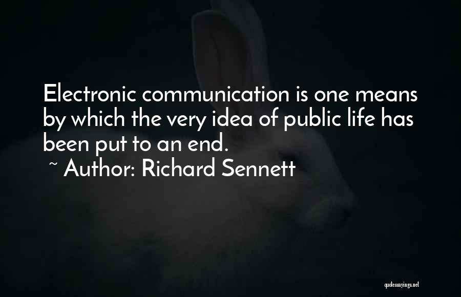 Richard Sennett Quotes 714039