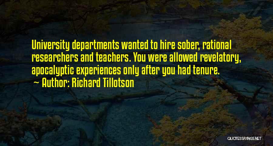 Richard Tillotson Quotes 609117