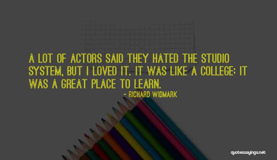 Richard Widmark Quotes 1800251 Richard Widmark Quotes 1800251