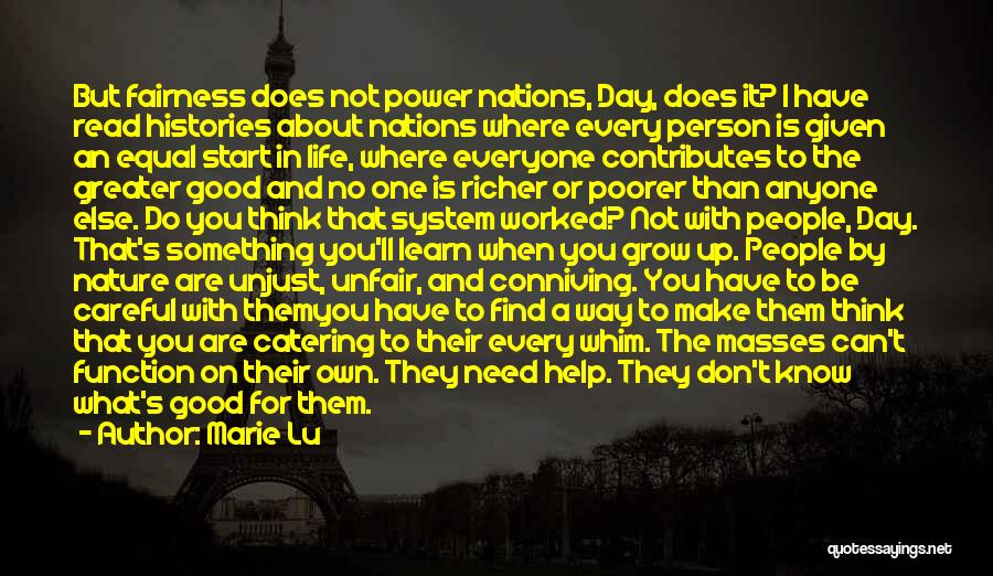 Richer Or Poorer Quotes By Marie Lu