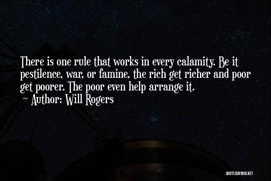 Richer Or Poorer Quotes By Will Rogers