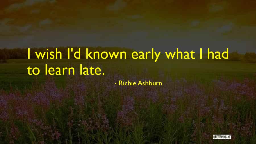 Richie Ashburn Quotes 1086711 Richie Ashburn Quotes 1086711