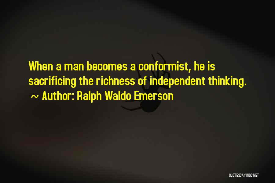 Richness Quotes By Ralph Waldo Emerson