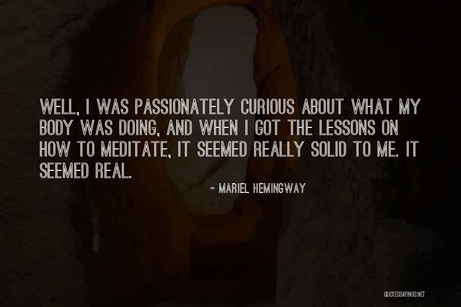 Ricing In Soap Quotes By Mariel Hemingway Ricing In Soap Quotes By Mariel Hemingway