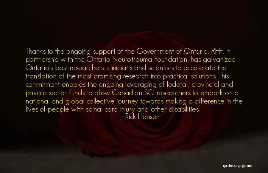 Rick Hansen Quotes 1913003 Rick Hansen Quotes 1913003